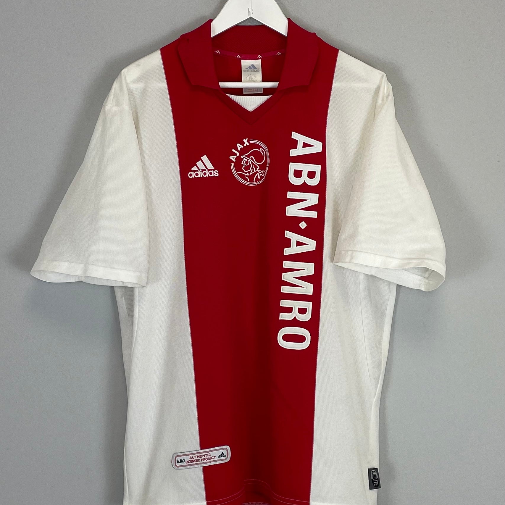 Shop 2001/02 AJAX HOME SHIRT (XL) ADIDAS, classic football shirts, vintage football shirts & retro soccer jerseys at Cult Kits