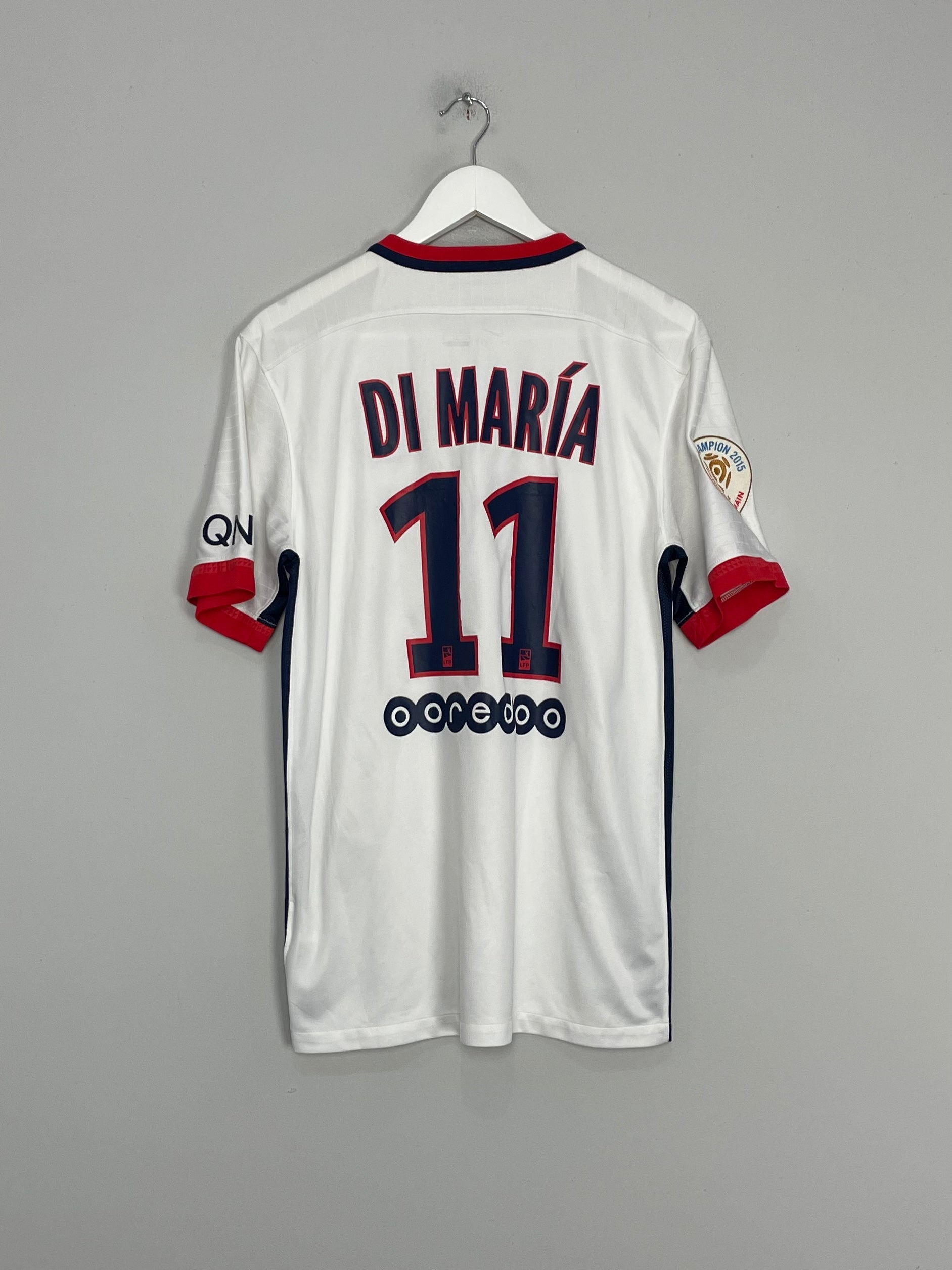 Shop 2015/16 PSG DI MARIA #11 AWAY SHIRT (M) NIKE, classic football shirts, vintage football shirts & retro soccer jerseys at Cult Kits