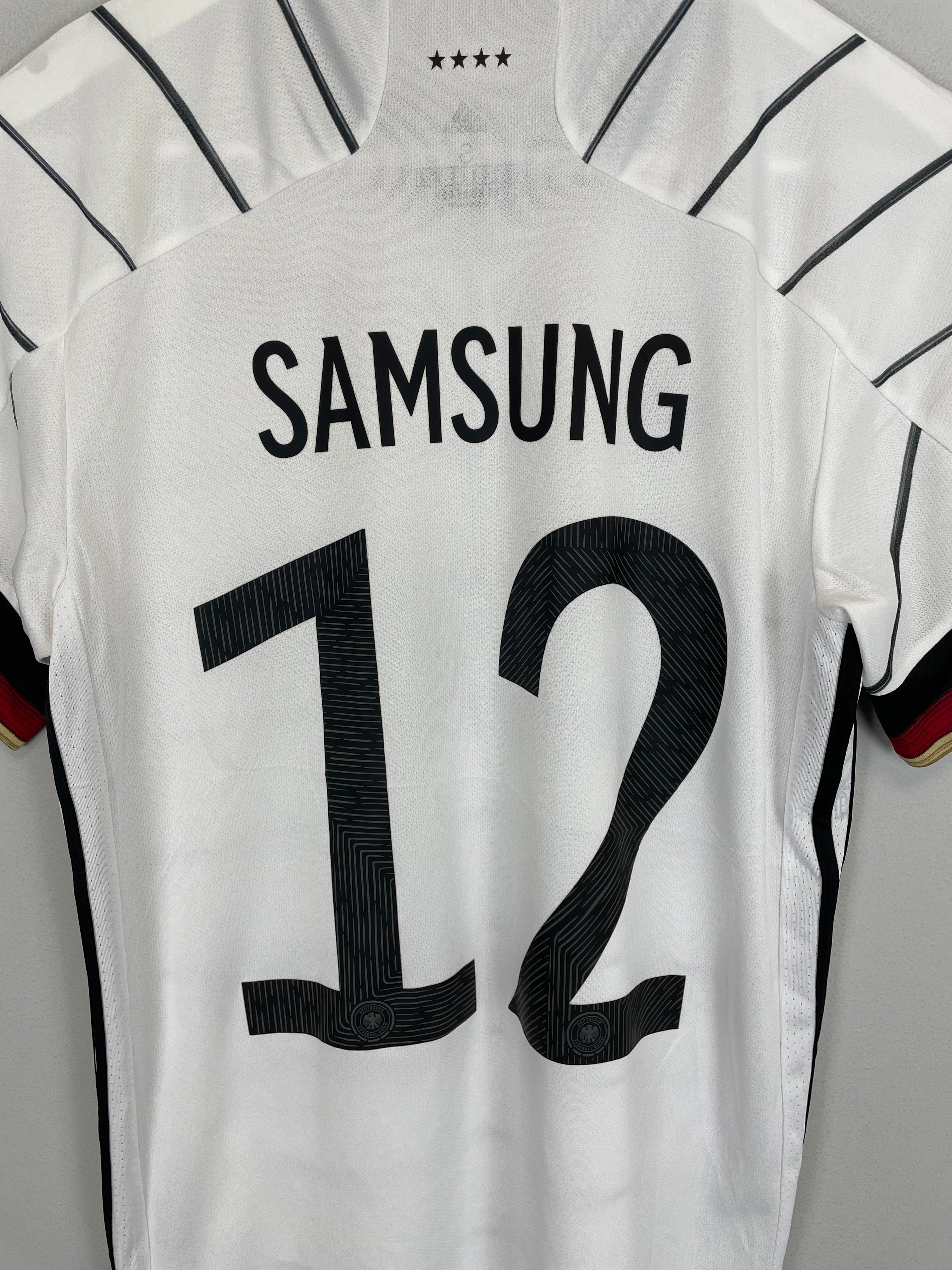 Shop 2020/21 GERMANY SAMSUNG #12 HOME SHIRT (S) ADIDAS, classic football shirts, vintage football shirts & retro soccer jerseys at Cult Kits