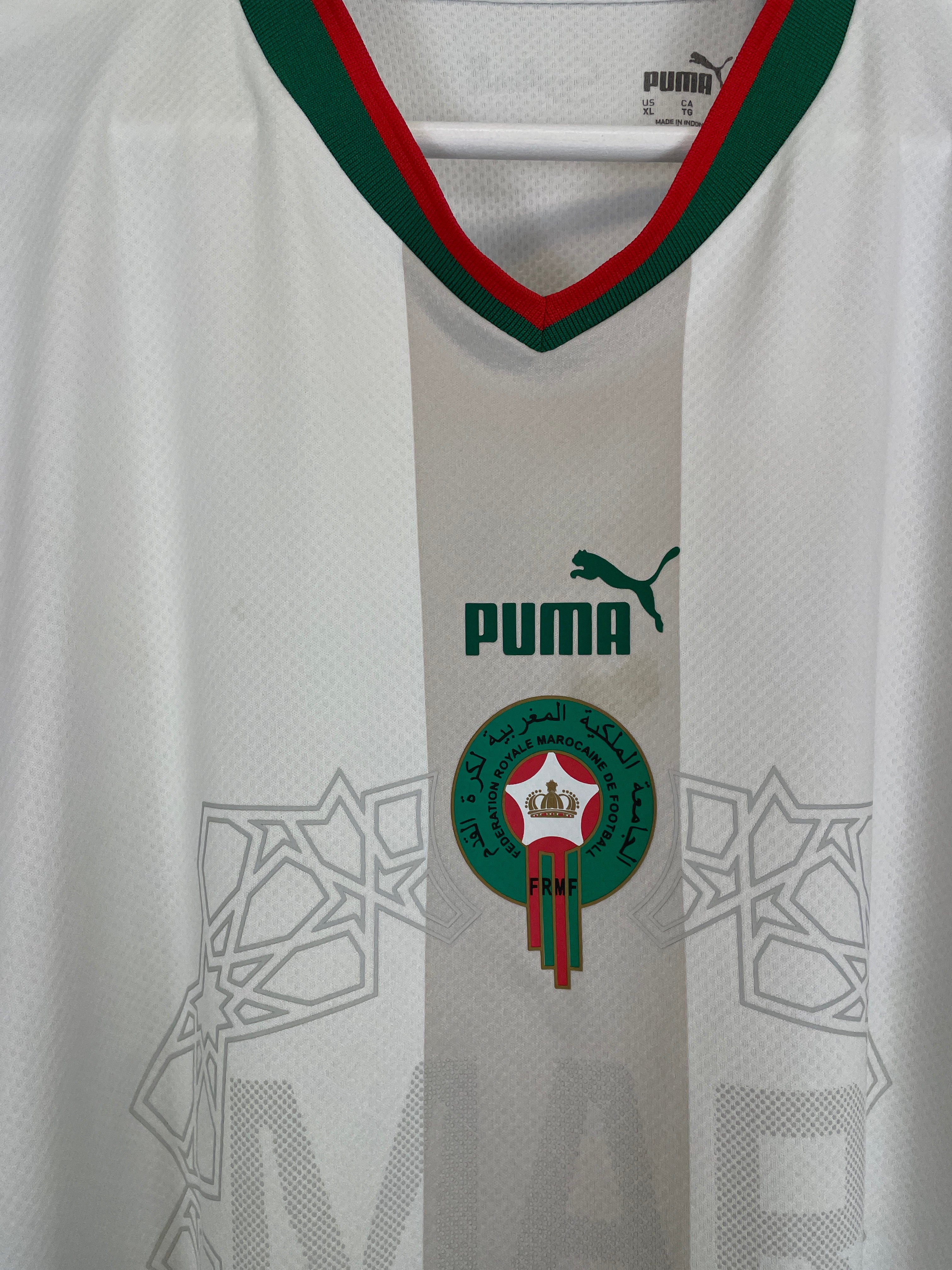 Shop 2022/23 MOROCCO AWAY SHIRT (XL) PUMA, classic football shirts, vintage football shirts & retro soccer jerseys at Cult Kits