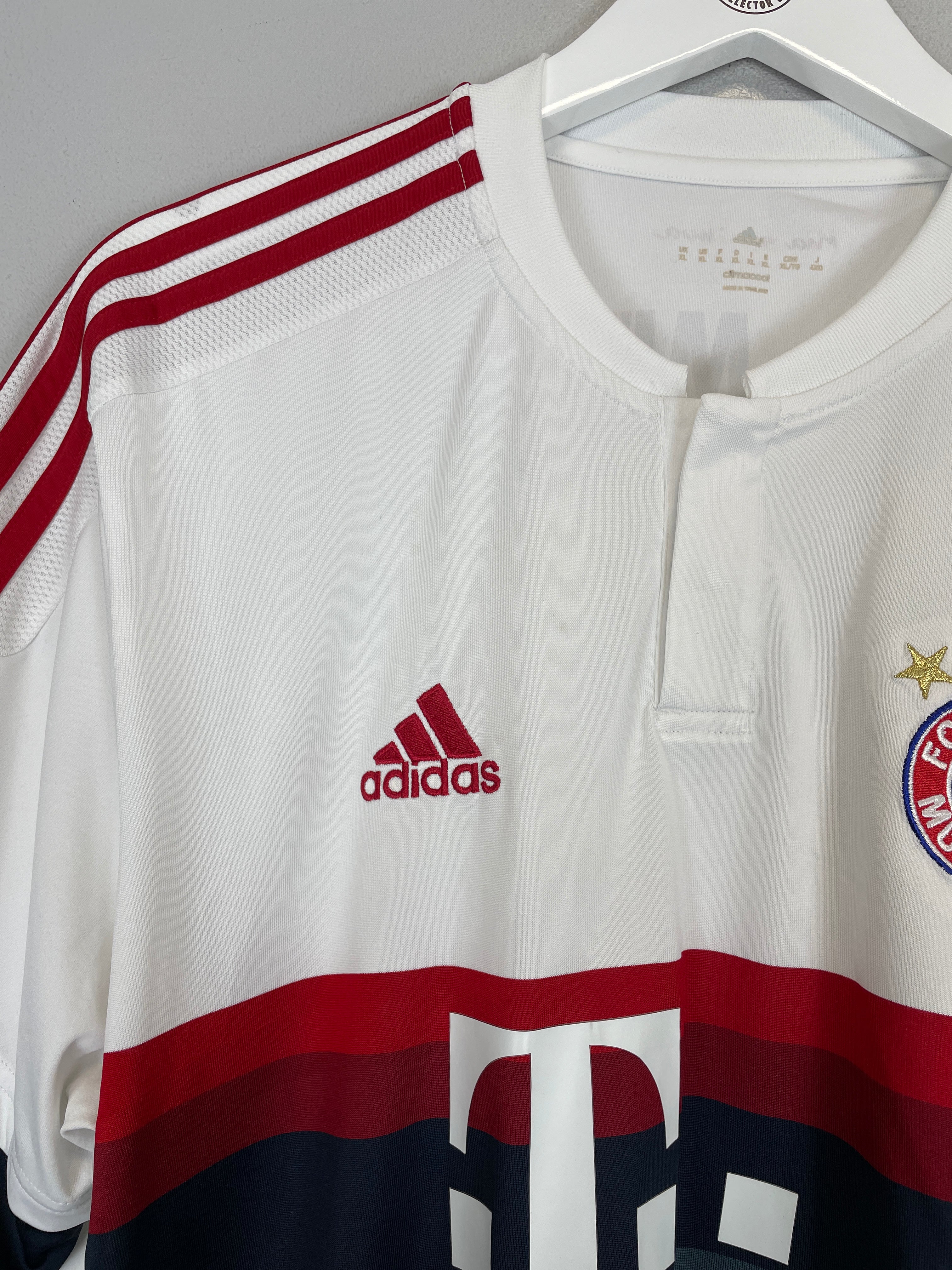 Shop 2015/16 BAYERN MUNICH AWAY SHIRT (XL) ADIDAS, classic football shirts, vintage football shirts & retro soccer jerseys at Cult Kits