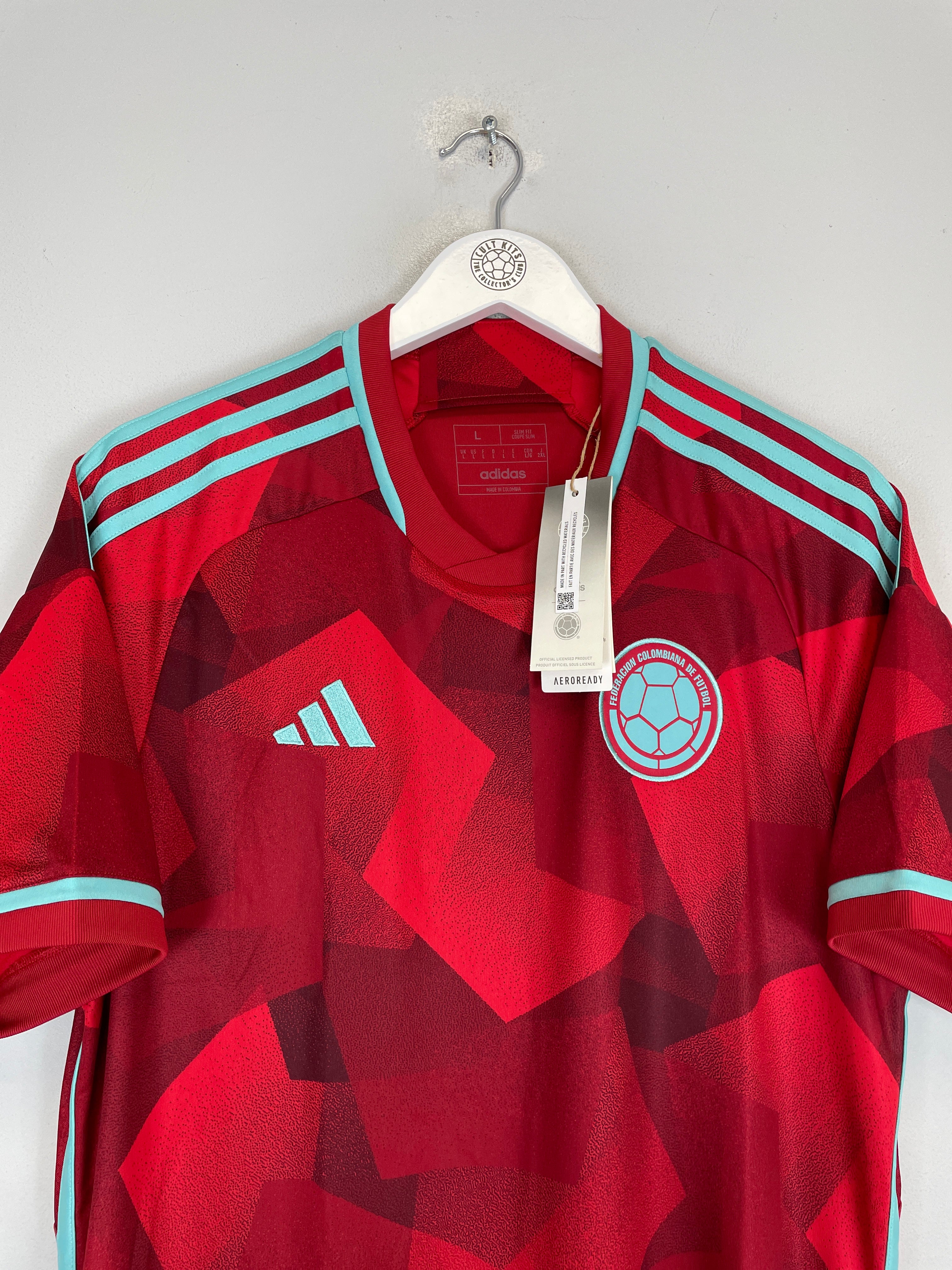 Shop 2022/23 COLOMBIA *BNWT* AWAY SHIRT (L) ADIDAS, classic football shirts, vintage football shirts & retro soccer jerseys at Cult Kits
