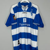1999/00 DUISBURG WOHLERT #4 HOME SHIRT (XXL) UHLSPORT