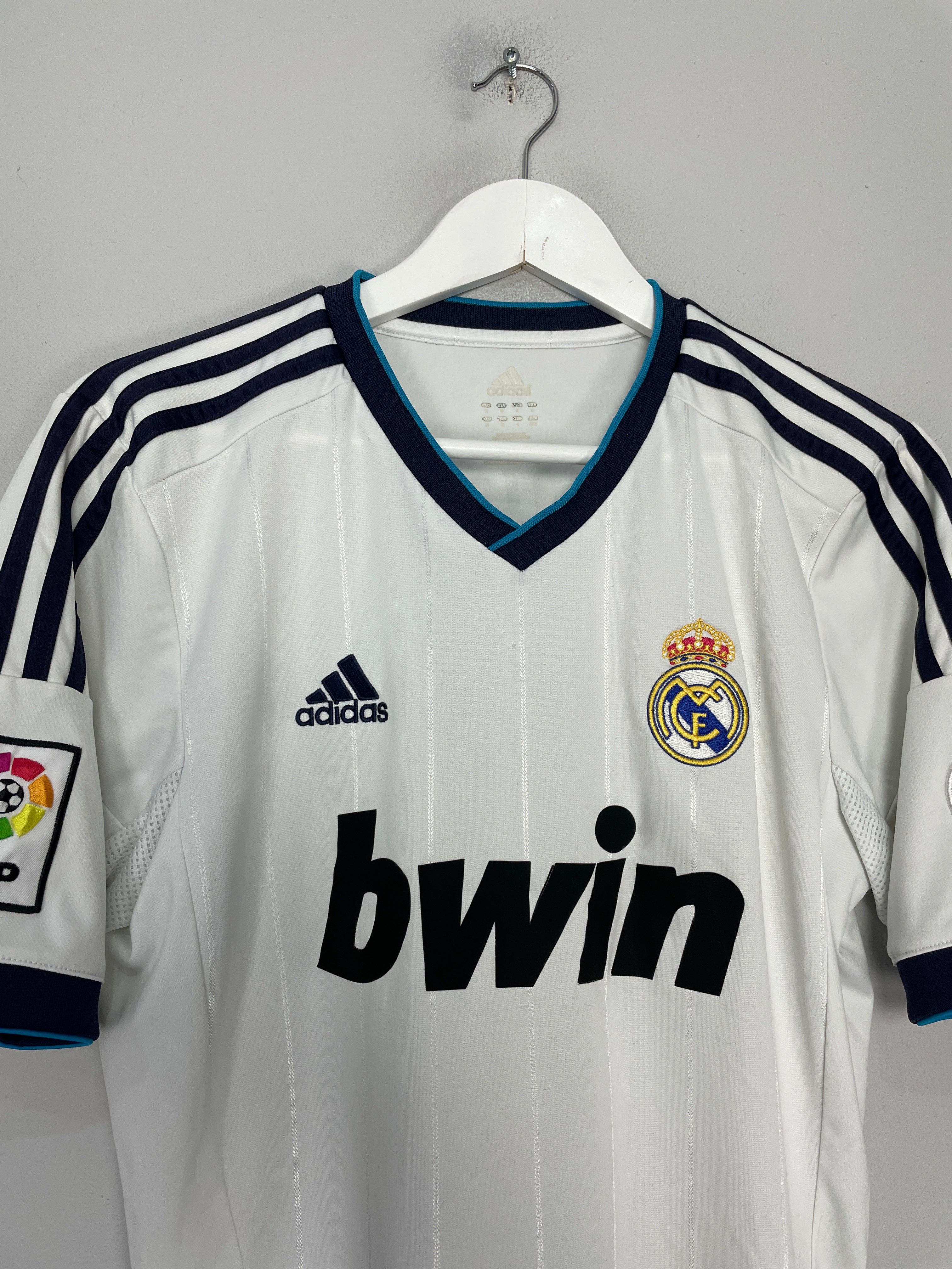 Shop 2012/13 REAL MADRID ALONSO #14 HOME SHIRT (M) ADIDAS, classic football shirts, vintage football shirts & retro soccer jerseys at Cult Kits