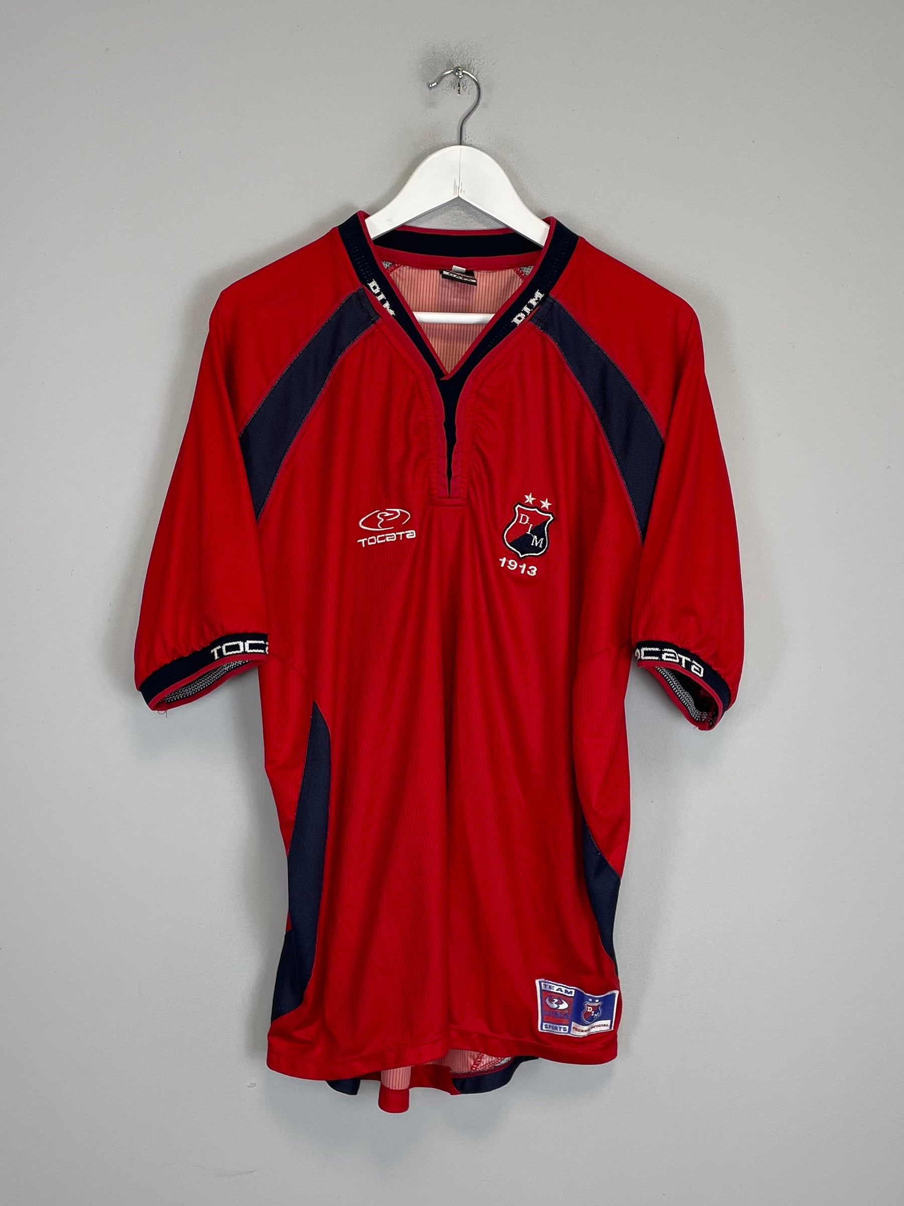 Shop 2003 INDEPENDIENTE MEDELLIN #11 HOME SHIRT (XL) TOCATA, classic football shirts, vintage football shirts & retro soccer jerseys at Cult Kits