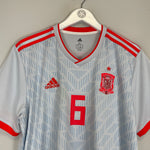 Shop 2018/19 SPAIN A.INIESTA #6 AWAY SHIRT (XL) ADIDAS, classic football shirts, vintage football shirts & retro soccer jerseys at Cult Kits