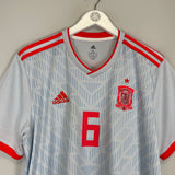 Shop 2018/19 SPAIN A.INIESTA #6 AWAY SHIRT (XL) ADIDAS, classic football shirts, vintage football shirts & retro soccer jerseys at Cult Kits