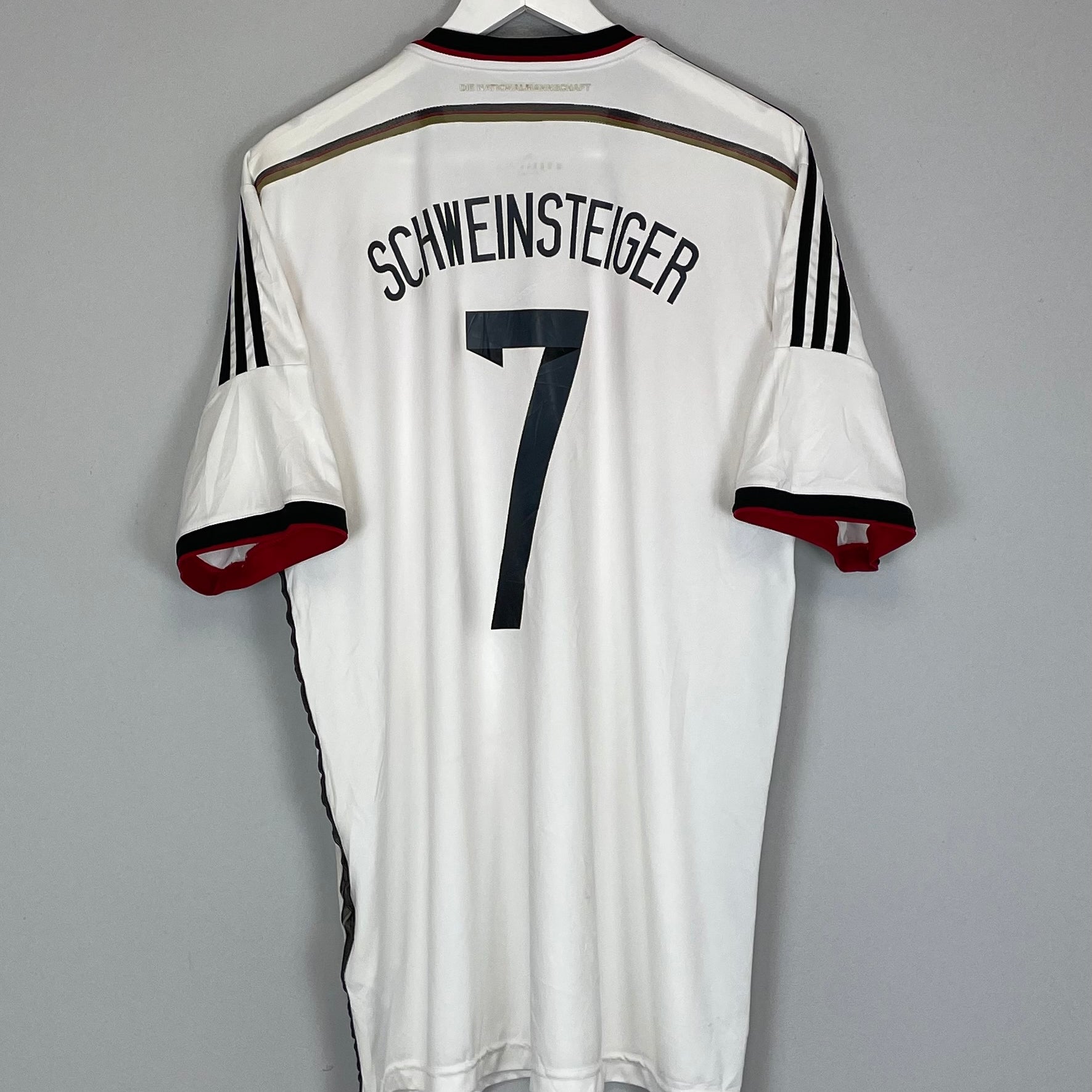 Shop 2014/15 GERMANY SCHWEINSTEIGER #7 HOME SHIRT (XL) ADIDAS, classic football shirts, vintage football shirts & retro soccer jerseys at Cult Kits