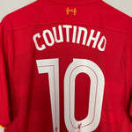Shop 2016/17 LIVERPOOL COUTINHO #10 HOME SHIRT (XL) NEW BALANCE, classic football shirts, vintage football shirts & retro soccer jerseys at Cult Kits