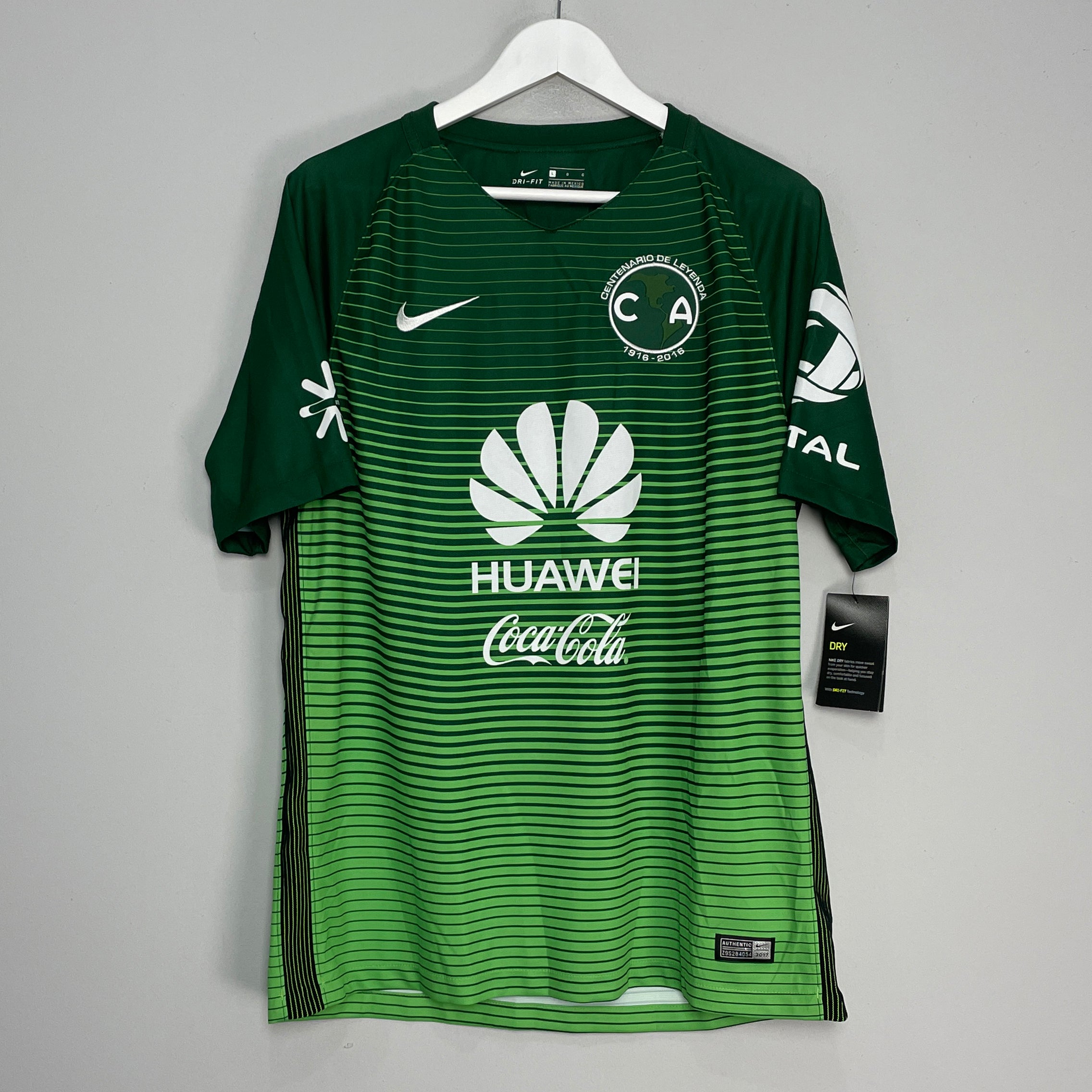 Shop 2016/17 CLUB AMERICA *BNWT* CENTENARY THIRD SHIRT (L) NIKE, classic football shirts, vintage football shirts & retro soccer jerseys at Cult Kits
