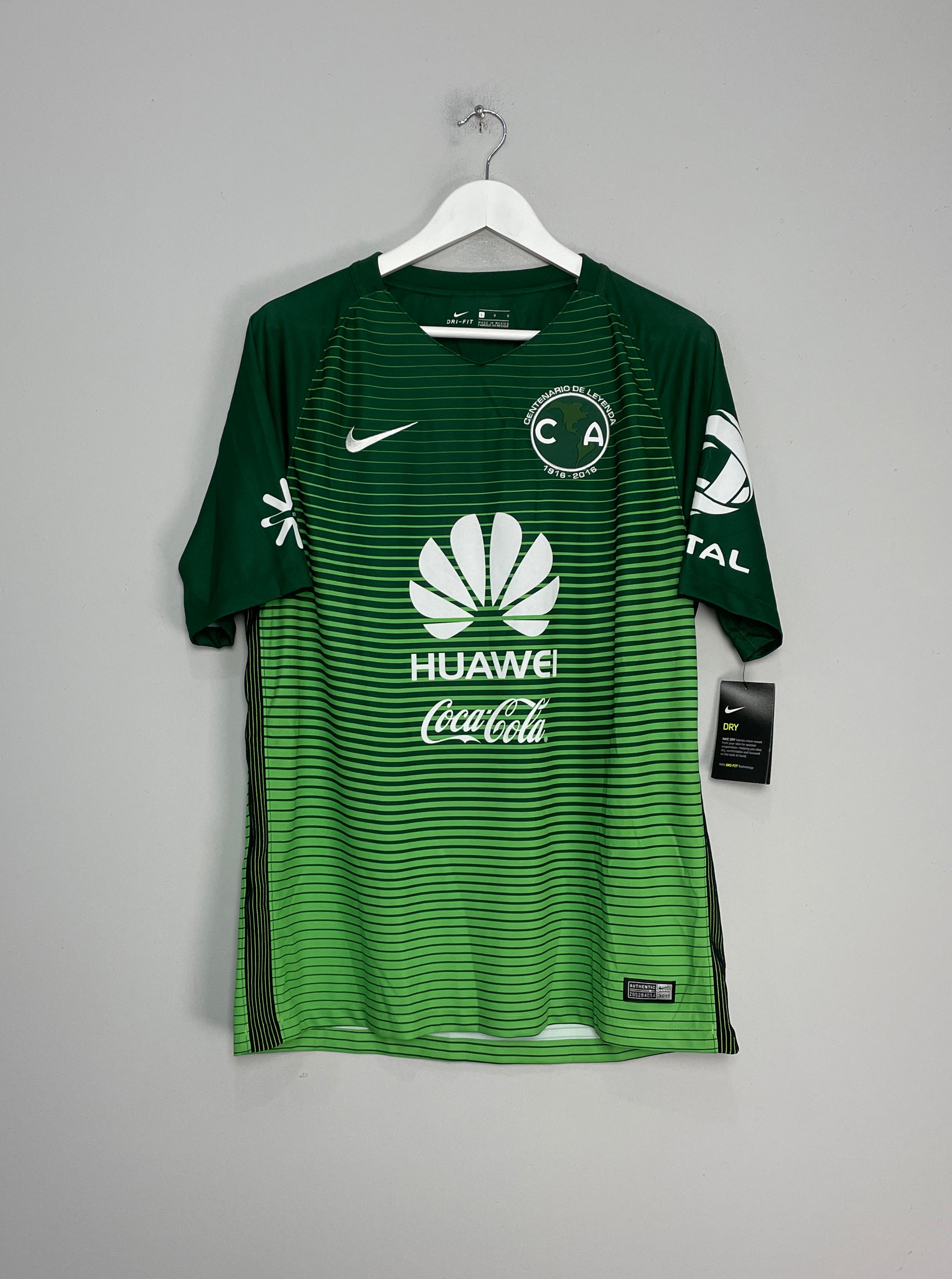 Shop 2016/17 CLUB AMERICA *BNWT* CENTENARY THIRD SHIRT (L) NIKE, classic football shirts, vintage football shirts & retro soccer jerseys at Cult Kits