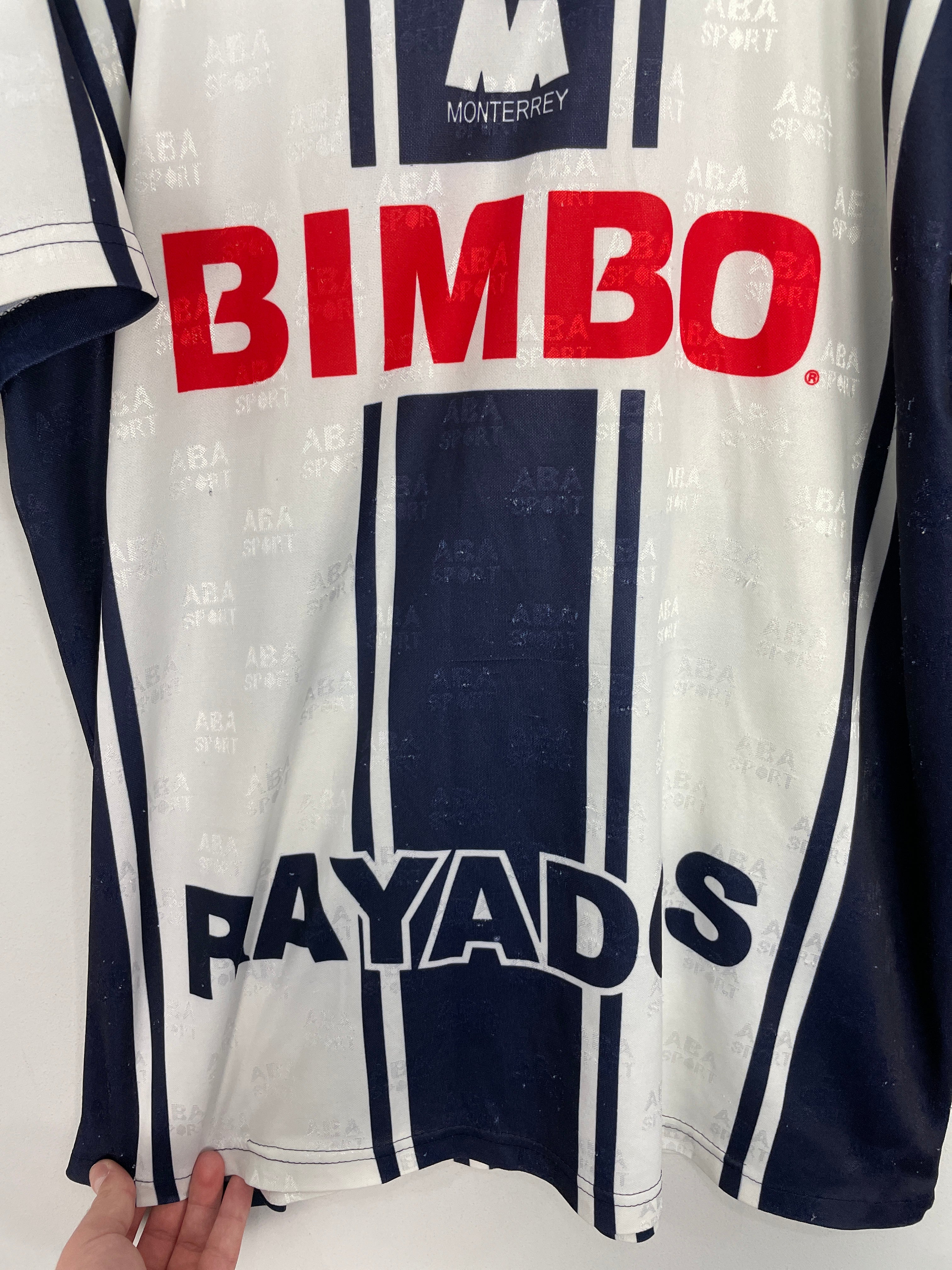 Shop 1997/99 MONTERREY HOME SHIRT (XL) ABA SPORT, classic football shirts, vintage football shirts & retro soccer jerseys at Cult Kits