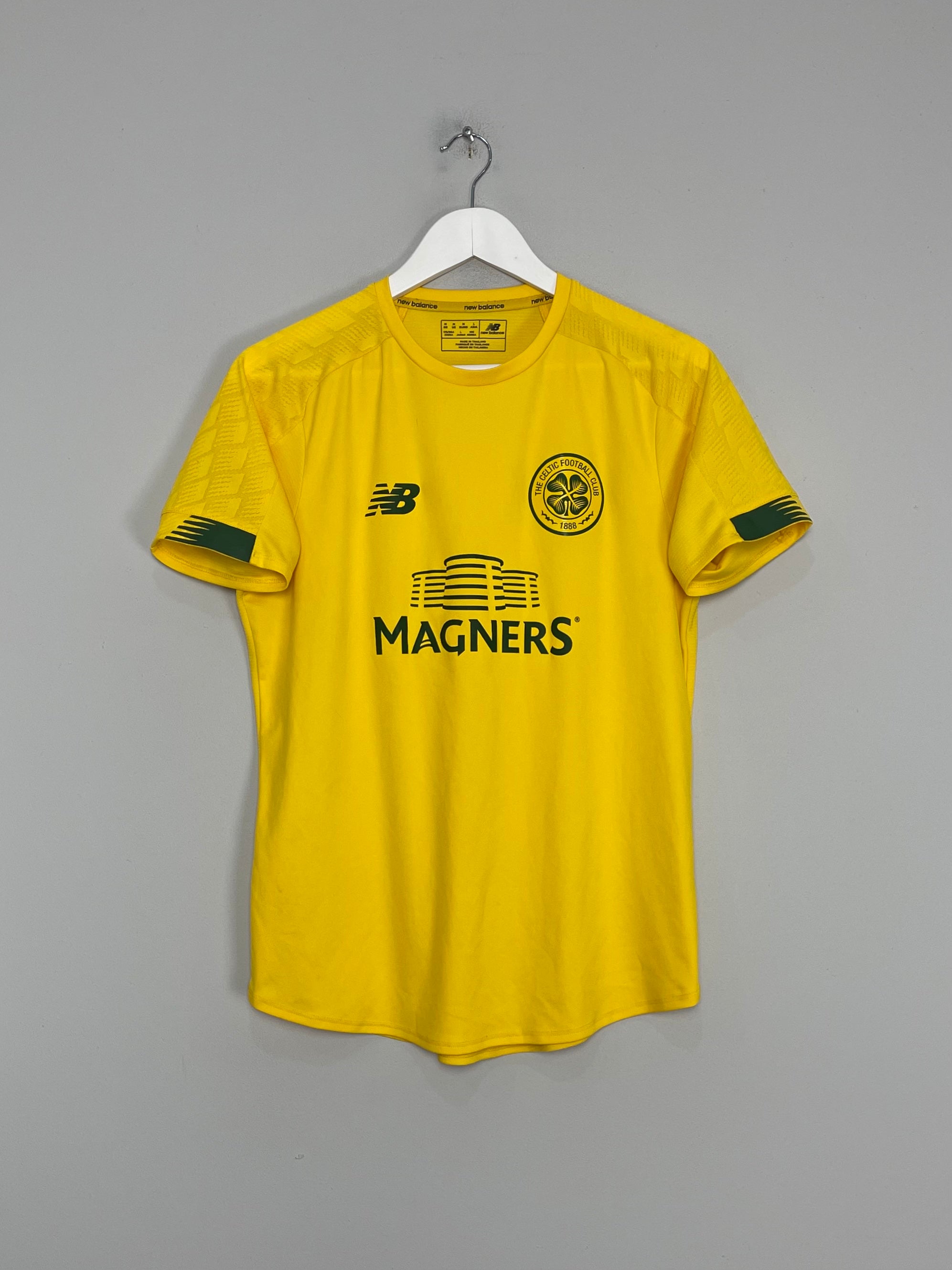 Shop 2019/20 CELTIC TRAINING SHIRT (M) NEW BALANCE, classic football shirts, vintage football shirts & retro soccer jerseys at Cult Kits