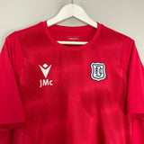 Shop 2020/21 DUNDEE FC *STAFF ISSUE* TRAINING SHIRT (L) MACRON, classic football shirts, vintage football shirts & retro soccer jerseys at Cult Kits