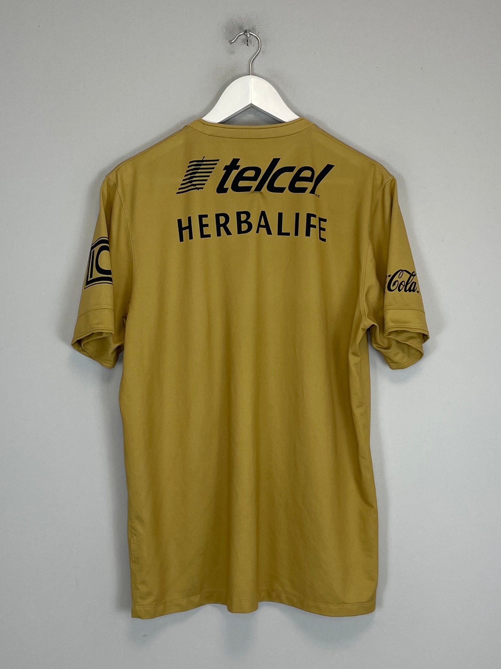 Shop 2014/15 UNAM PUMAS HOME SHIRT (L) NIKE, classic football shirts, vintage football shirts & retro soccer jerseys at Cult Kits