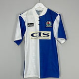 Shop 1996/97 BLACKBURN ROVER HOME SHIRT (S) ASICS, classic football shirts, vintage football shirts & retro soccer jerseys at Cult Kits