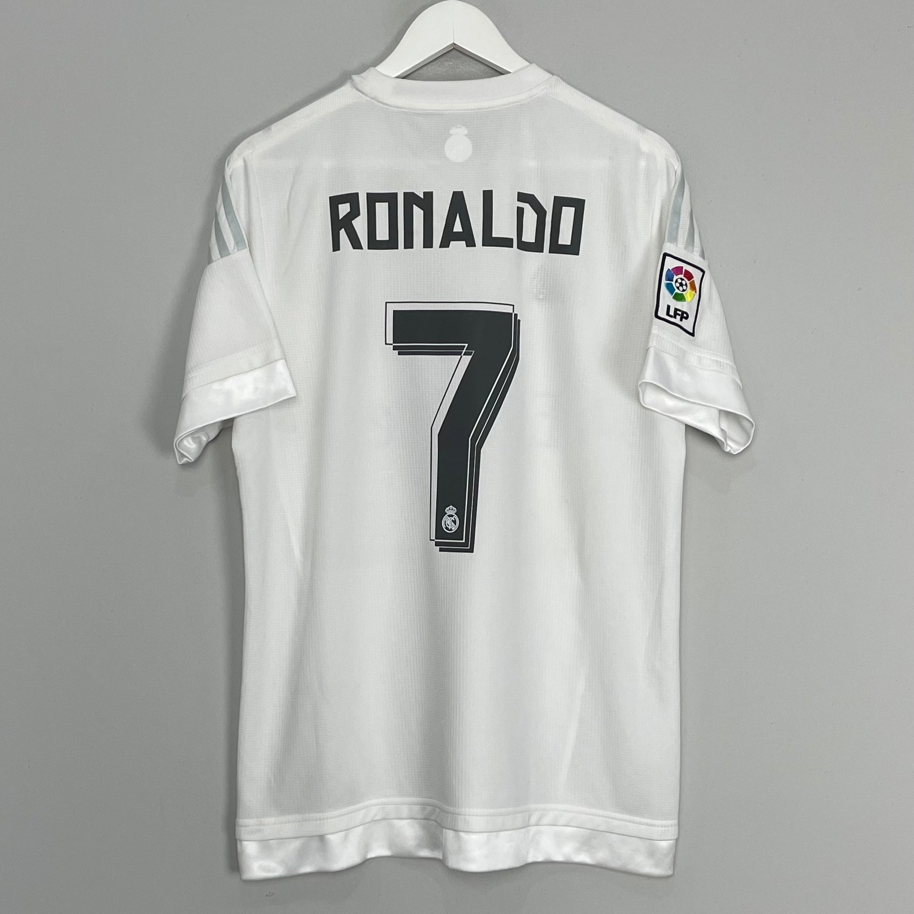 Shop 2015/16 REAL MADRID RONALDO #7 HOME SHIRT (L) ADIDAS, classic football shirts, vintage football shirts & retro soccer jerseys at Cult Kits