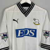 1999/01 DERBY COUNTY #25 HOME SHIRT (XL) PUMA
