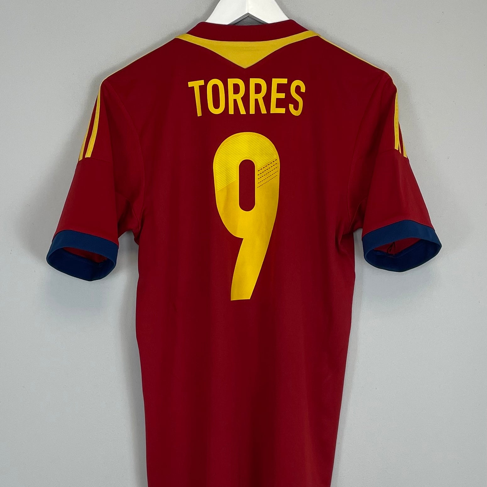 Shop 2013/14 SPAIN TORRES #9 HOME SHIRT (S) ADIDAS, classic football shirts, vintage football shirts & retro soccer jerseys at Cult Kits
