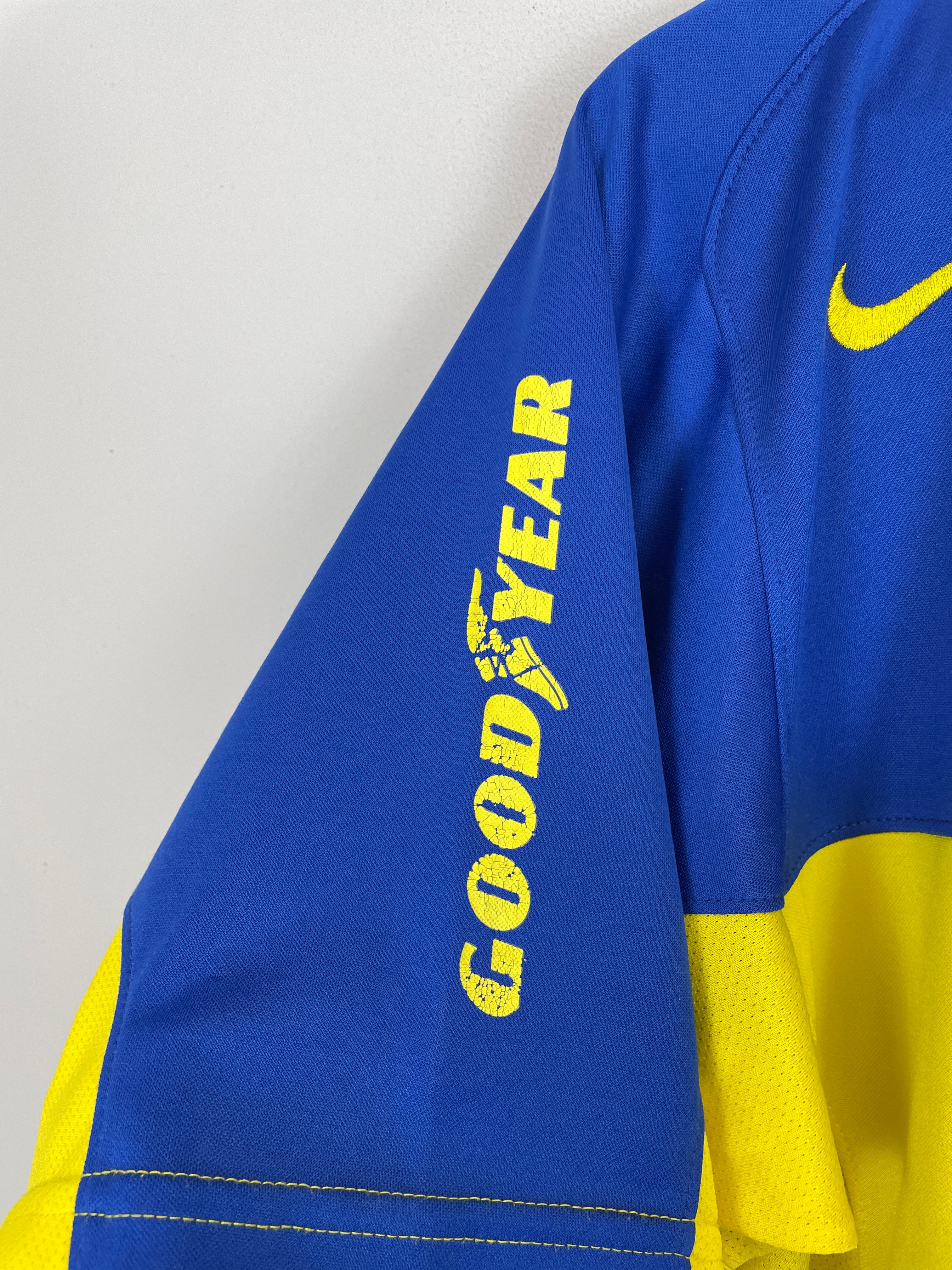 Shop 2005/06 BOCA JUNIORS HOME SHIRT (L) NIKE, classic football shirts, vintage football shirts & retro soccer jerseys at Cult Kits