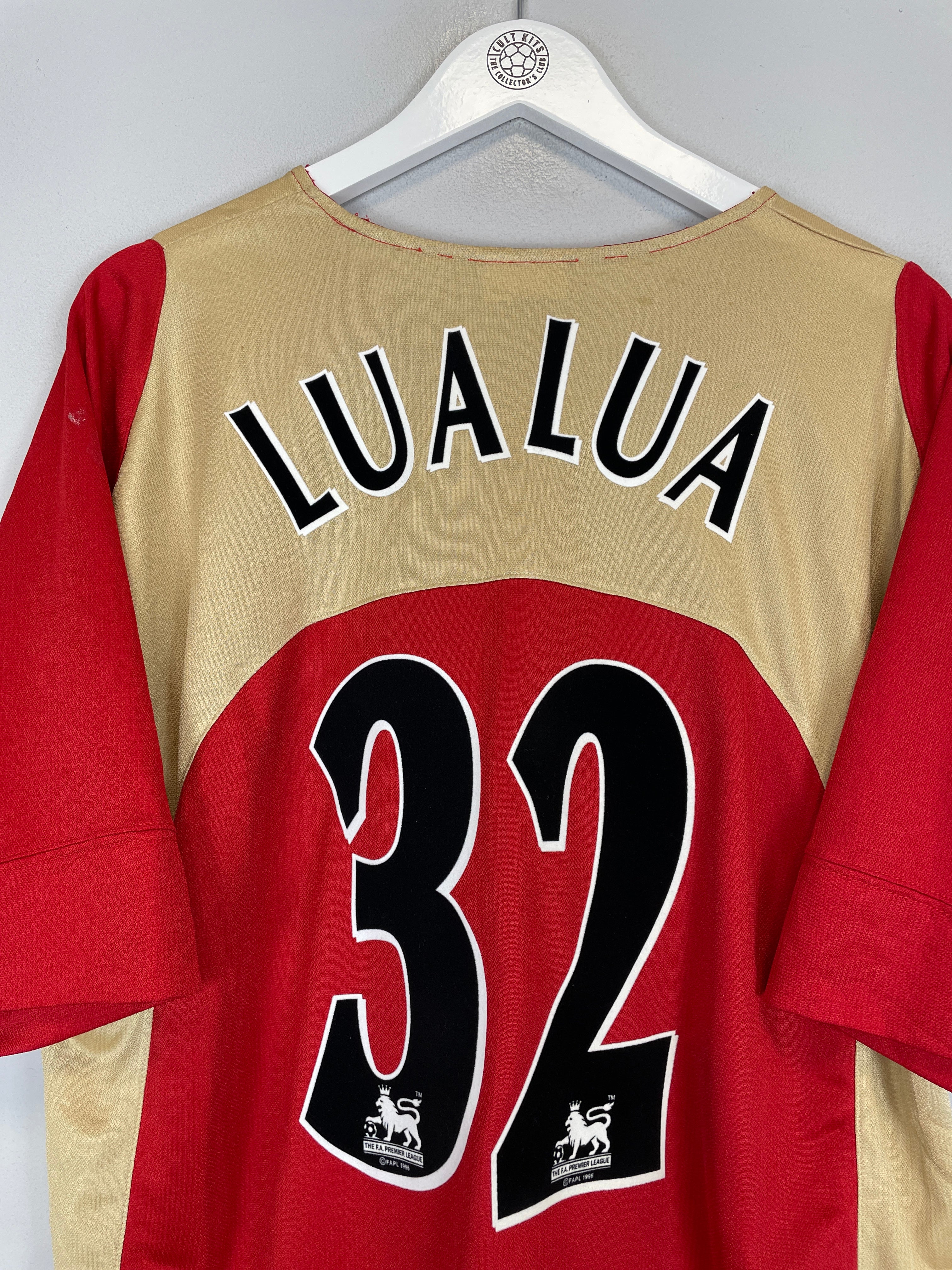 Shop 2005/06 PORTSMOUTH LUA LUA #32 AWAY SHIRT (XL) JAKO, classic football shirts, vintage football shirts & retro soccer jerseys at Cult Kits