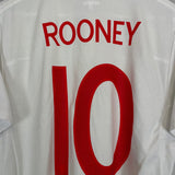 Shop 2009/10 ENGLAND ROONEY #10 HOME SHIRT (L) UMBRO, classic football shirts, vintage football shirts & retro soccer jerseys at Cult Kits