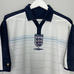Shop 2003/05 ENGLAND TRAINING SHIRT (L) UMBRO, classic football shirts, vintage football shirts & retro soccer jerseys at Cult Kits