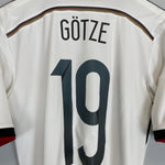 Shop 2014/15 GERMANY GOTZE #19 HOME SHIRT (S) ADIDAS, classic football shirts, vintage football shirts & retro soccer jerseys at Cult Kits
