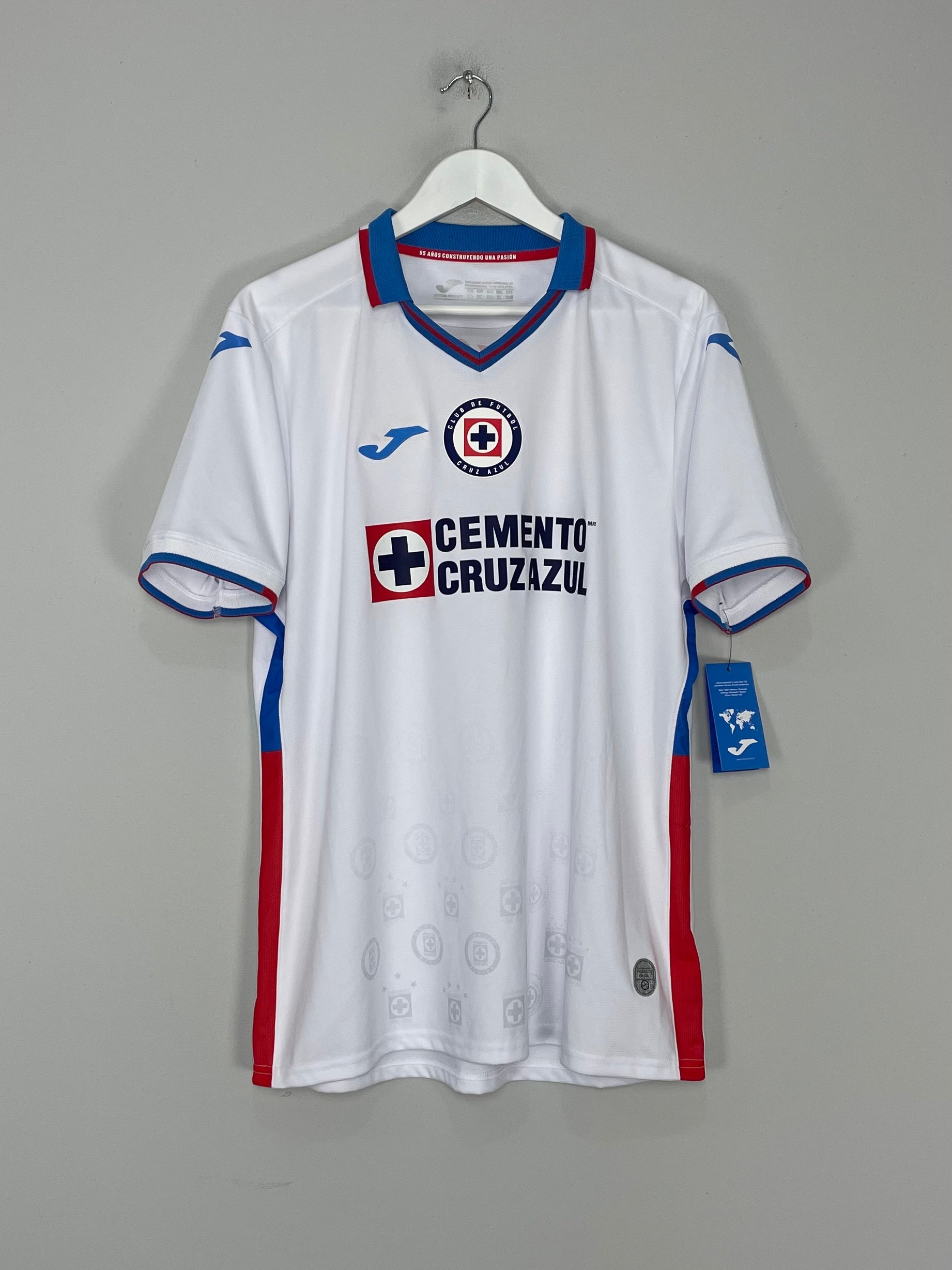 Shop 2022/23 CRUZ AZUL *BNWT* AWAY SHIRT (XL) JOMA, classic football shirts, vintage football shirts & retro soccer jerseys at Cult Kits