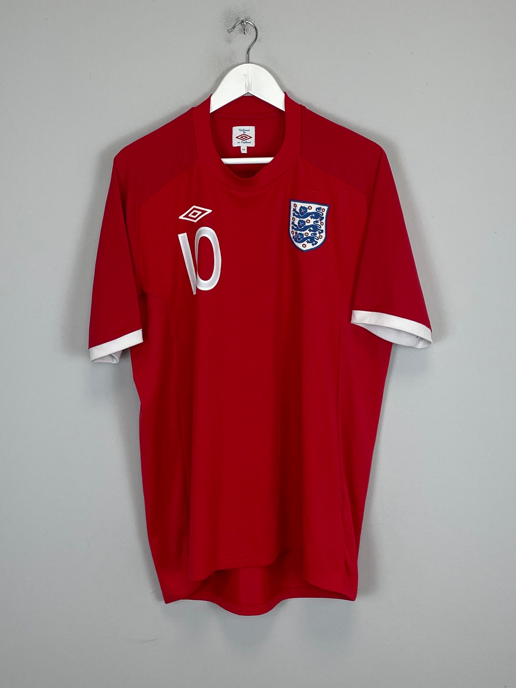 Shop 2010/11 ENGLAND ROONEY #10 AWAY SHIRT (L) UMBRO, classic football shirts, vintage football shirts & retro soccer jerseys at Cult Kits