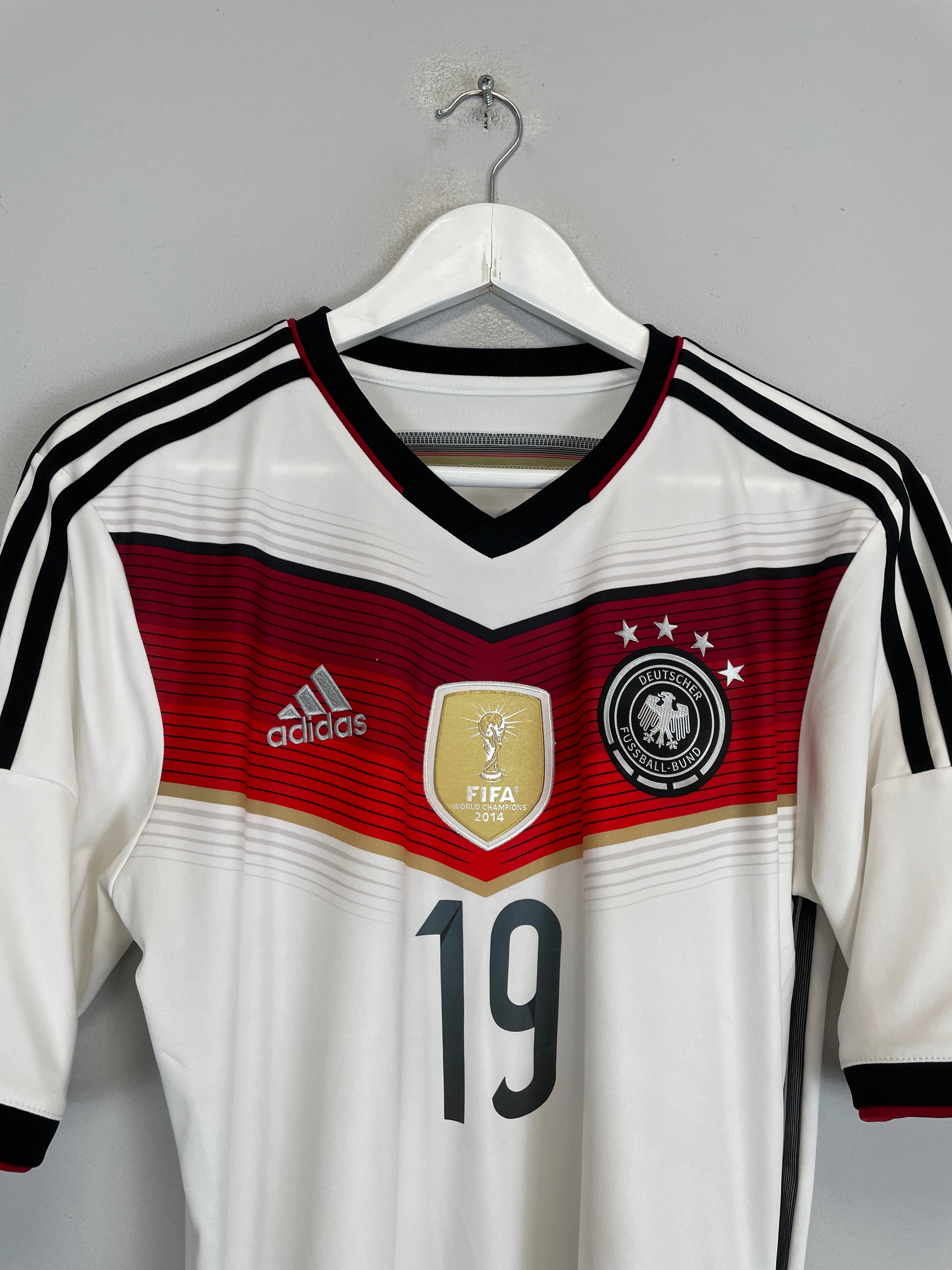 Shop 2014/15 GERMANY GOTZE #19 HOME SHIRT (S) ADIDAS, classic football shirts, vintage football shirts & retro soccer jerseys at Cult Kits
