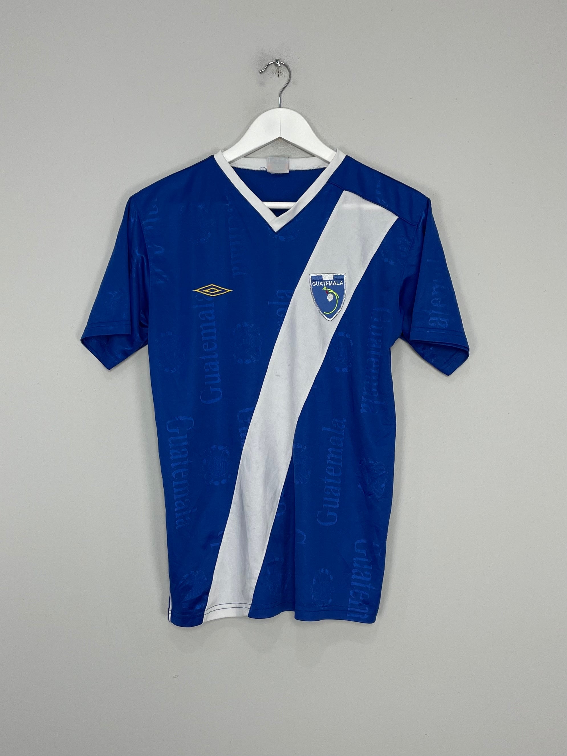 Shop 2015/16 GUATEMALA AWAY SHIRT (M) UMBRO, classic football shirts, vintage football shirts & retro soccer jerseys at Cult Kits