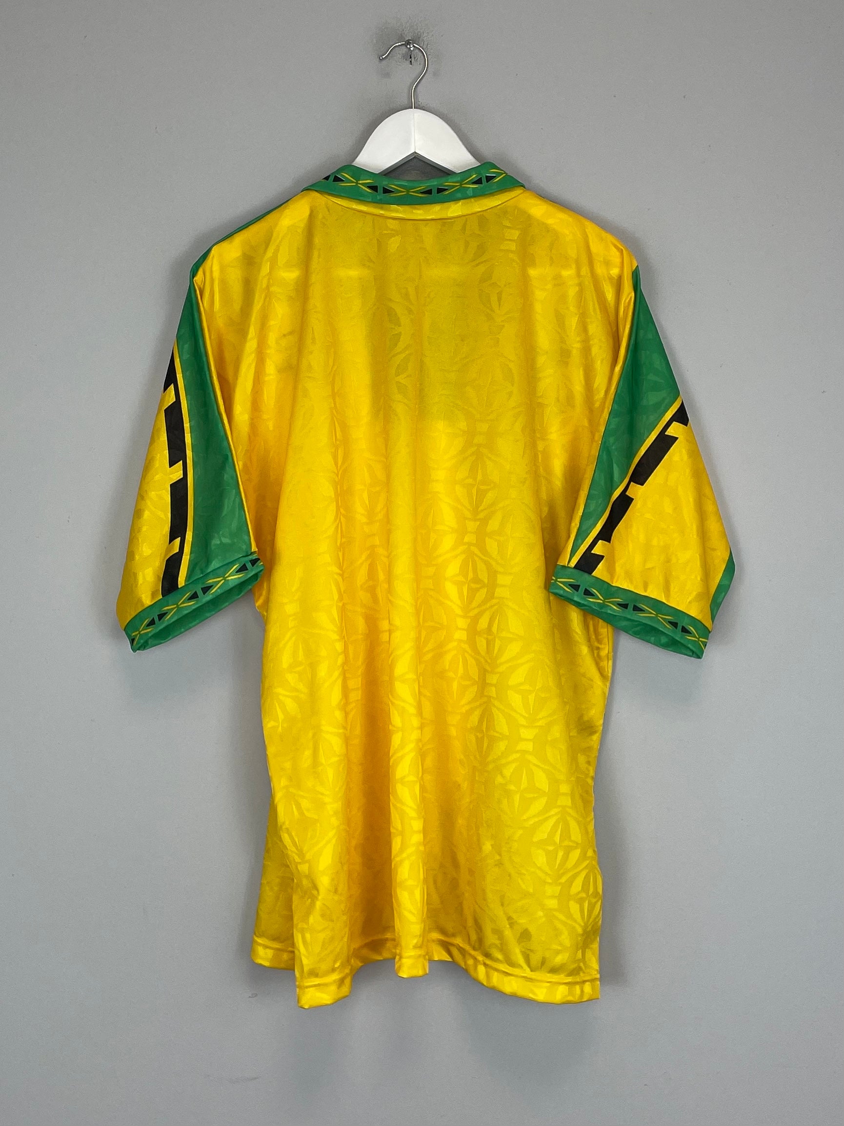 Shop 1997/98 JAMAICA HOME SHIRT (XL) KAPPA, classic football shirts, vintage football shirts & retro soccer jerseys at Cult Kits
