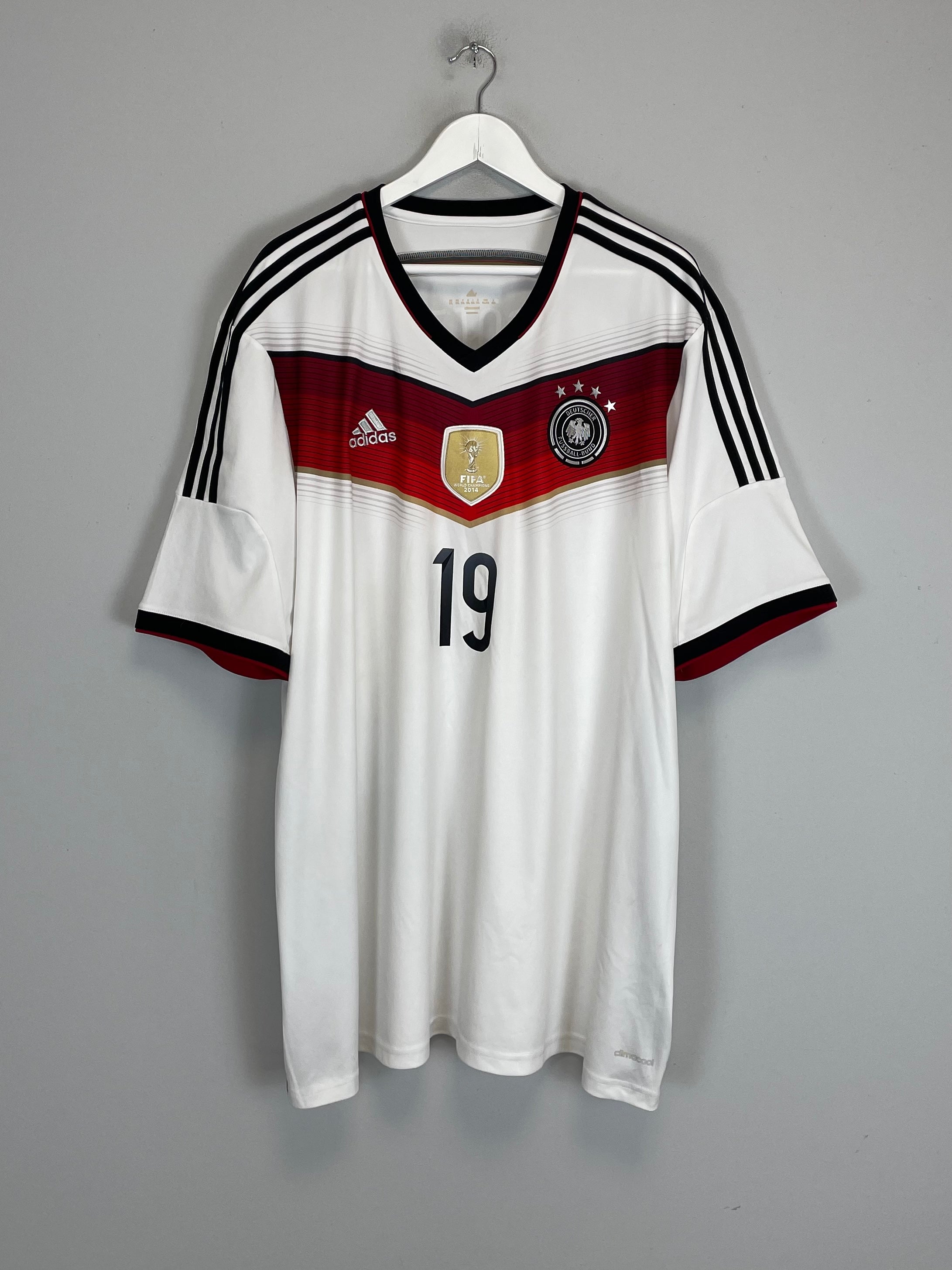 Shop 2014/15 GERMANY GOTZE #19 HOME SHIRT (XXXL) ADIDAS, classic football shirts, vintage football shirts & retro soccer jerseys at Cult Kits