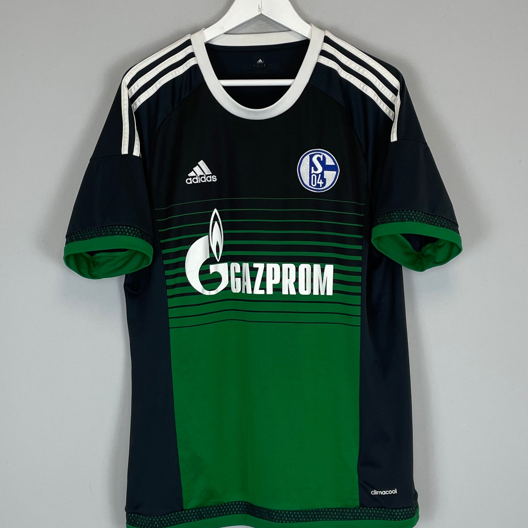 Shop 2015/17 SCHALKE THIRD SHIRT (L) ADIDAS, classic football shirts, vintage football shirts & retro soccer jerseys at Cult Kits