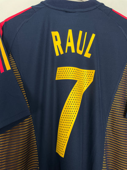2002/04 SPAIN RAUL #7 *BNWT* AWAY SHIRT (L) ADIDAS
