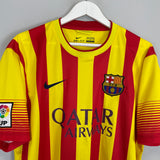 Shop 2013/14 BARCELONA MESSI #10 AWAY SHIRT (L) NIKE, classic football shirts, vintage football shirts & retro soccer jerseys at Cult Kits