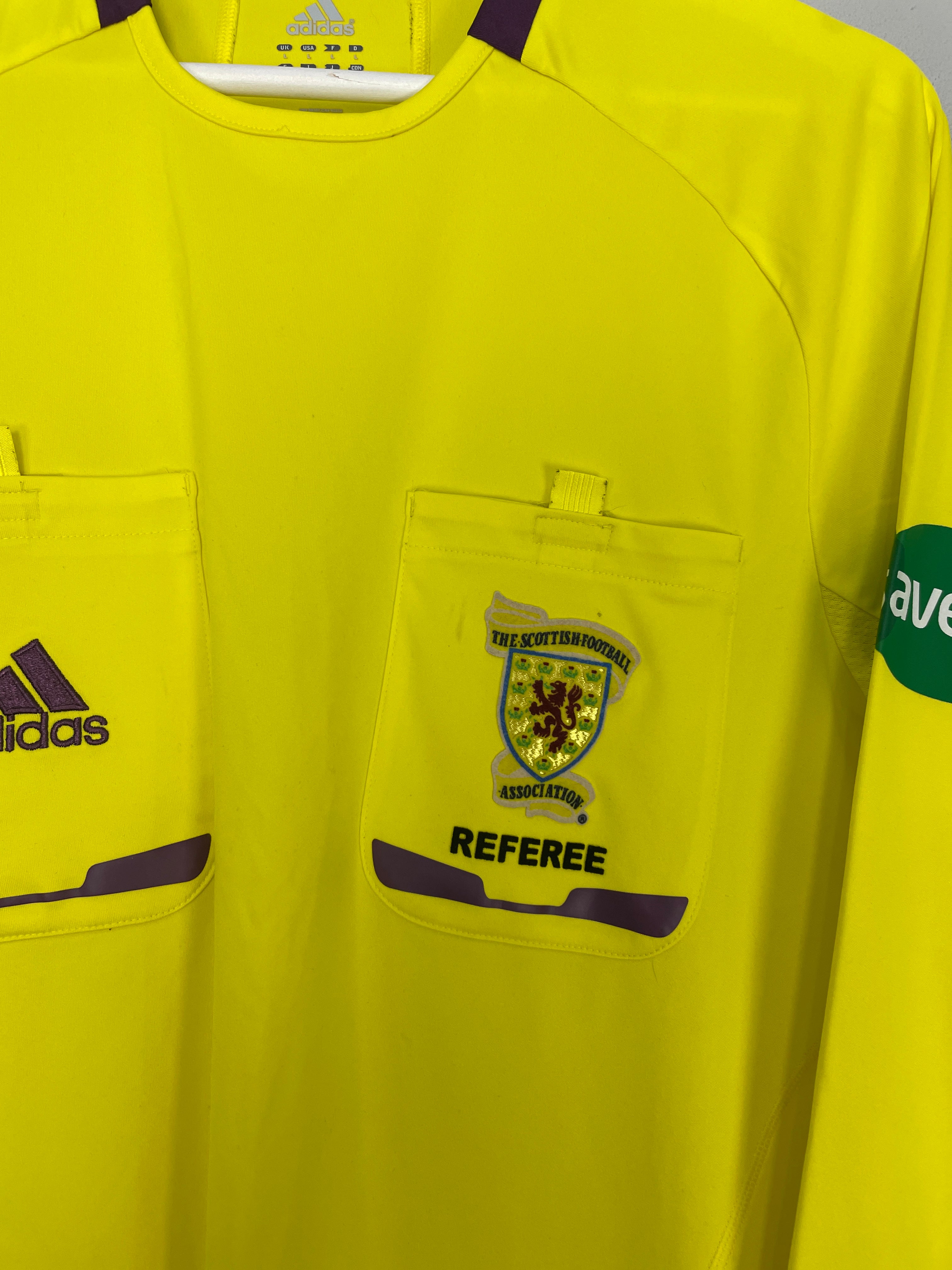 Shop 2012/13 SCOTTISH FA REFEREE SHIRT (L) ADIDAS, classic football shirts, vintage football shirts & retro soccer jerseys at Cult Kits