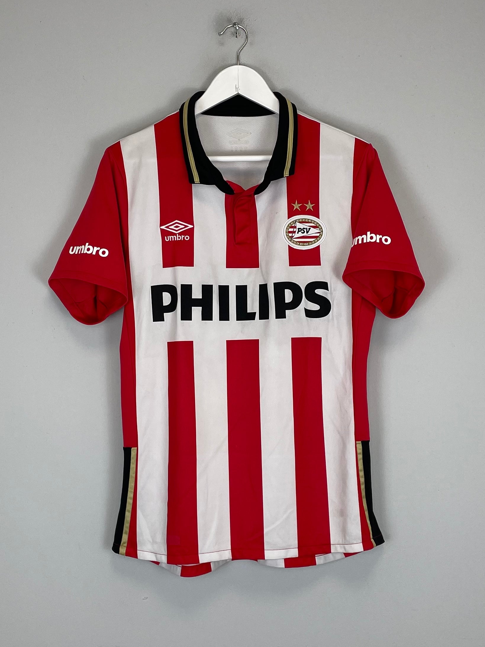 Shop 2015/16 PSV A.GUARDADO #18 HOME SHIRT (M) UMBRO, classic football shirts, vintage football shirts & retro soccer jerseys at Cult Kits