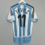 Shop 2006/07 ARGENTINA TEVEZ #11 HOME SHIRT (M) ADIDAS, classic football shirts, vintage football shirts & retro soccer jerseys at Cult Kits