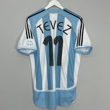 Shop 2006/07 ARGENTINA TEVEZ #11 HOME SHIRT (M) ADIDAS, classic football shirts, vintage football shirts & retro soccer jerseys at Cult Kits
