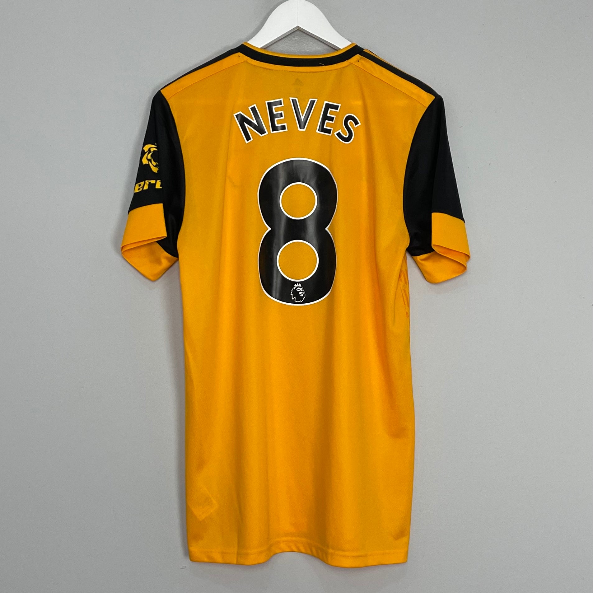 Shop 2020/21 WOLVES NEVES #8 HOME SHIRT (M) ADIDAS, classic football shirts, vintage football shirts & retro soccer jerseys at Cult Kits