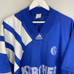 Shop 1994/96 SCHALKE HOME SHIRT (XL) ADIDAS, classic football shirts, vintage football shirts & retro soccer jerseys at Cult Kits