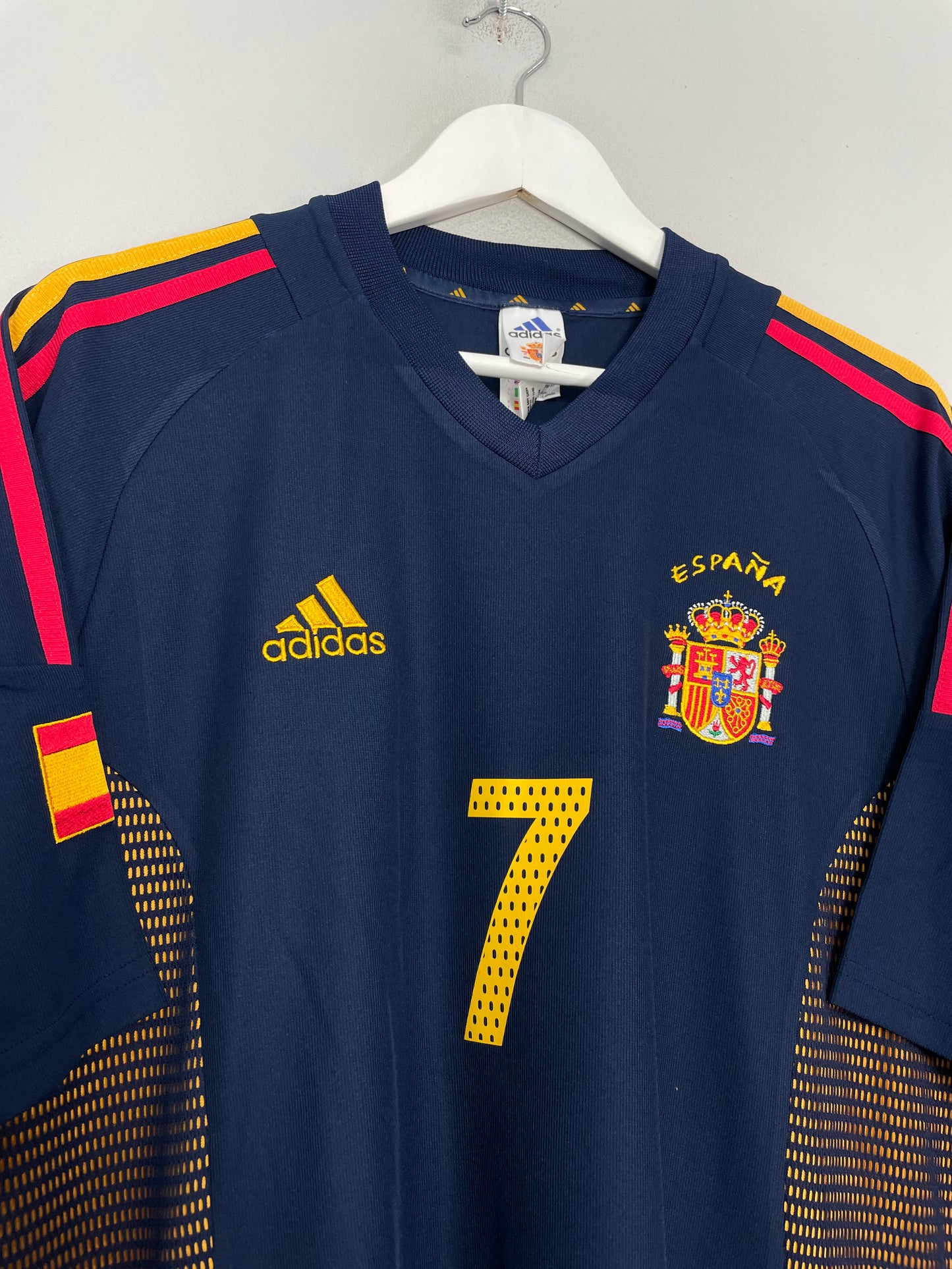 2002/04 SPAIN RAUL #7 *BNWT* AWAY SHIRT (L) ADIDAS