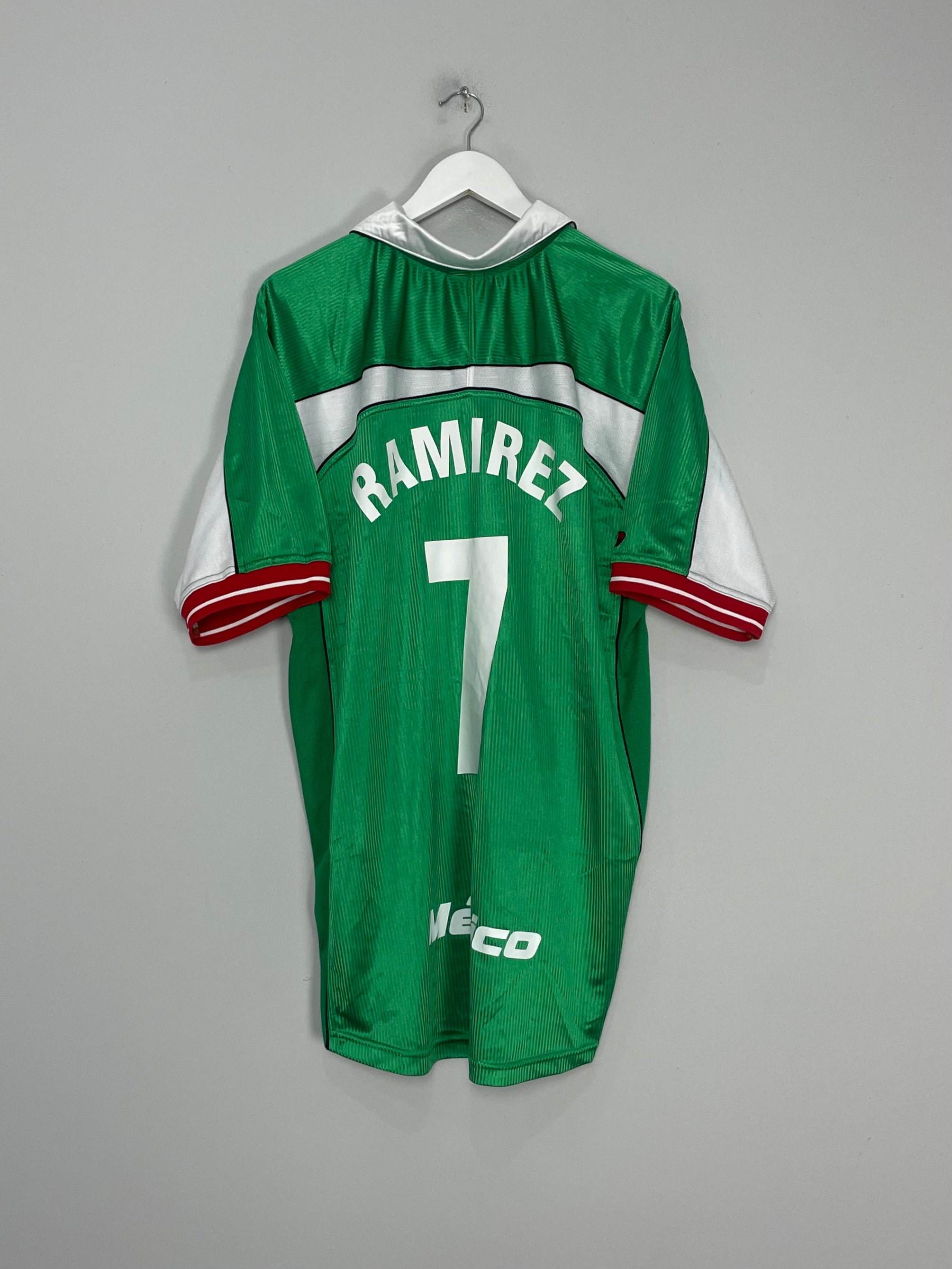 Shop 2000/01 MEXICO RAMIREZ #7 HOME SHIRT (XL) ATLETICA, classic football shirts, vintage football shirts & retro soccer jerseys at Cult Kits