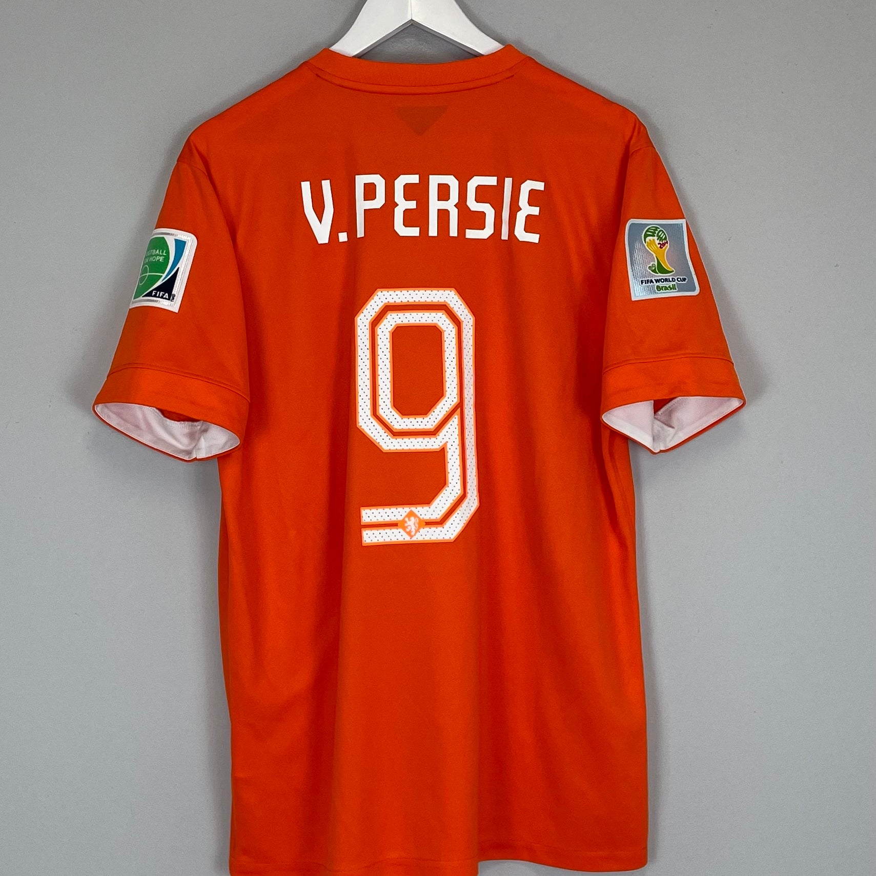 Shop 2014/15 NETHERLANDS V.PERSIE #9 HOME SHIRT (L) NIKE, classic football shirts, vintage football shirts & retro soccer jerseys at Cult Kits