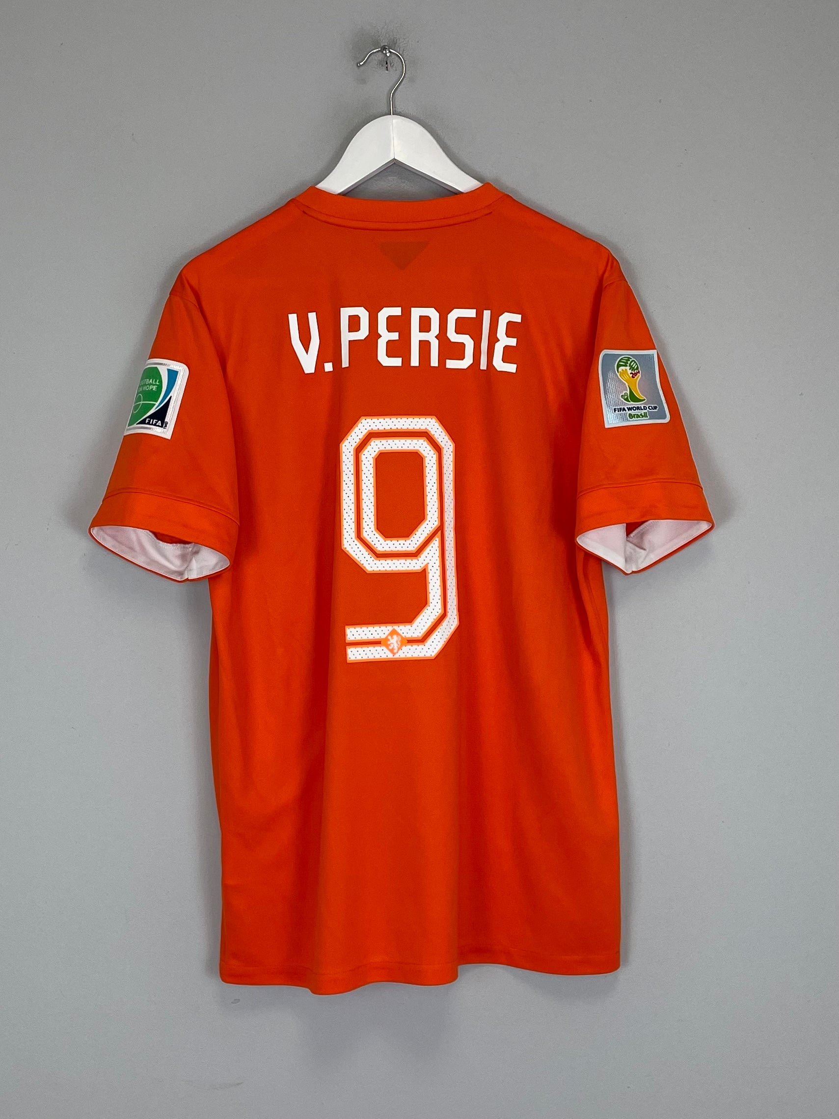 Shop 2014/15 NETHERLANDS V.PERSIE #9 HOME SHIRT (L) NIKE, classic football shirts, vintage football shirts & retro soccer jerseys at Cult Kits