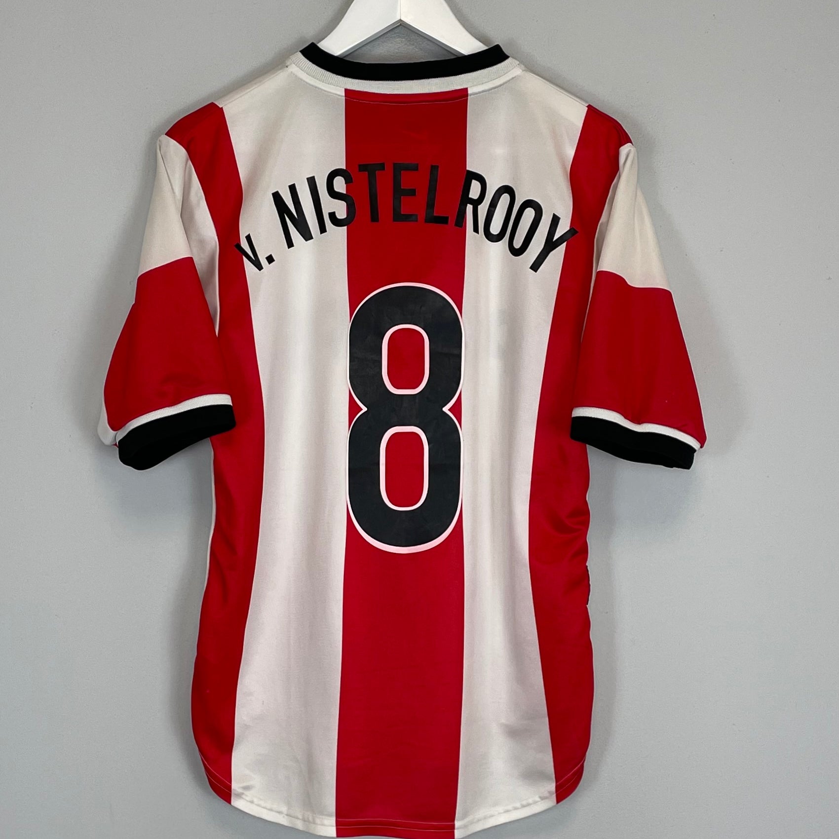 Shop 1998/00 PSV V.NISTELROOY #8 HOME SHIRT (S) NIKE, classic football shirts, vintage football shirts & retro soccer jerseys at Cult Kits