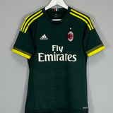 Shop 2015/16 AC MILAN THIRD SHIRT (S) ADIDAS, classic football shirts, vintage football shirts & retro soccer jerseys at Cult Kits