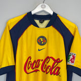 Shop 2001/02 CLUB AMERICA R.GUTIERREZ #21 HOME SHIRT (M) NIKE, classic football shirts, vintage football shirts & retro soccer jerseys at Cult Kits
